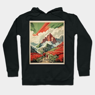 Inca Trail Peru Tourism Vintage Poster Hoodie